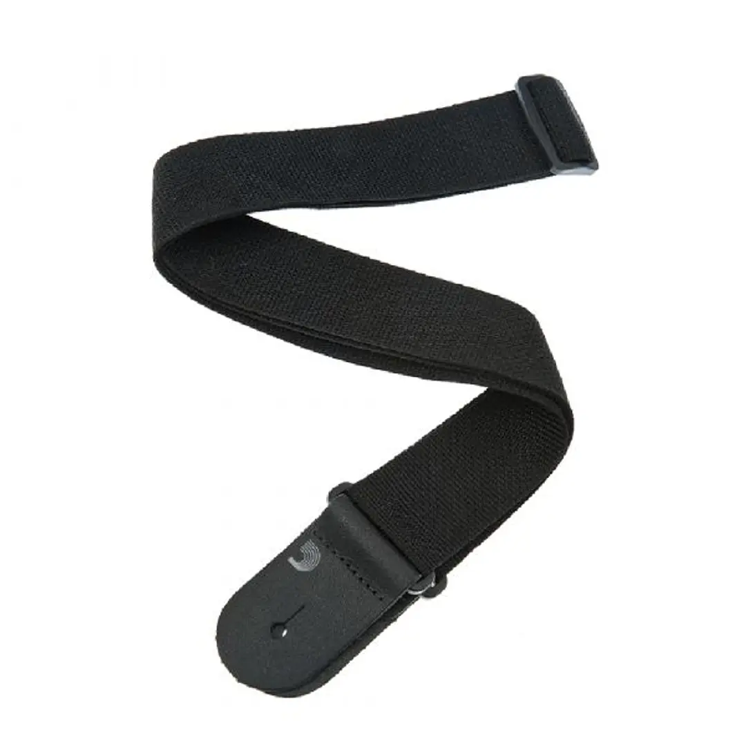 1080 Correa Daddario Para Guitarra/Bajo Polipro Pws100 Negra - Imagen 1