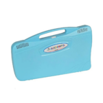 Metalófono cromático Angel AG-25N2-BL de 25 notas, diseñado con teclas de aluminio de alta resonancia y marcas de nota en relieve para facilitar el aprendizaje. Incluye un resistente case azul con asa de transporte y un par de baquetas, combinando portabilidad y calidad sonora en un instrumento ideal para uso escolar y niveles iniciales